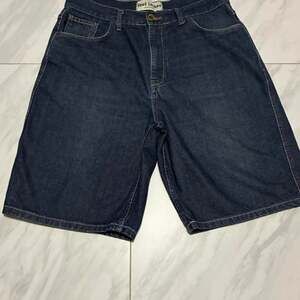 Vintage Y2K Foot Locker Baggy Dark Wash Denim Jorts